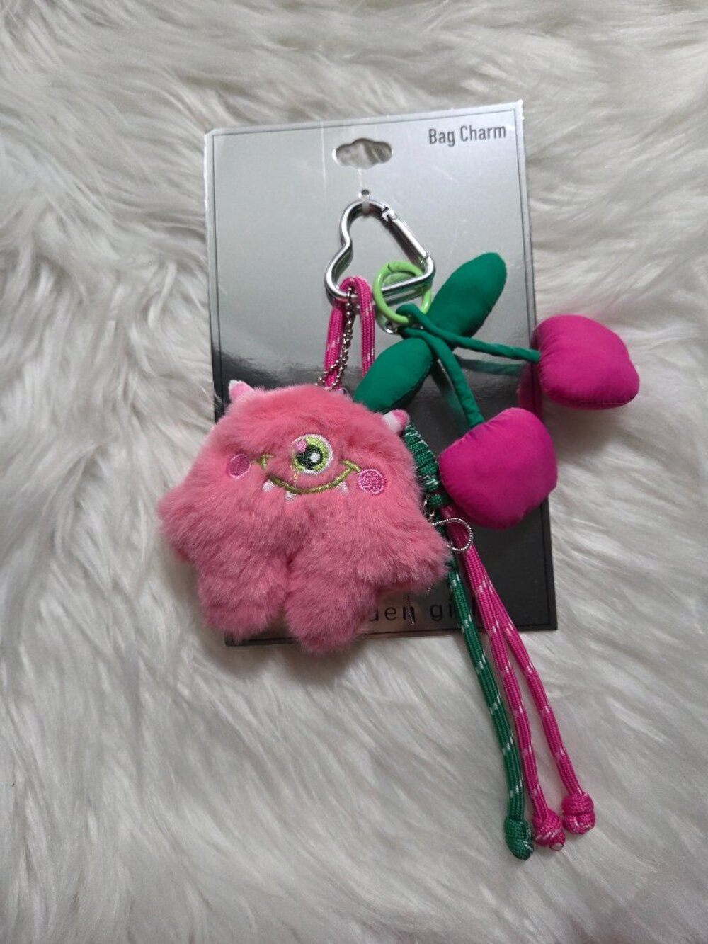 Madden Girl Monster Design Bag Charm